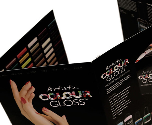 Буклет в 3 фальца 